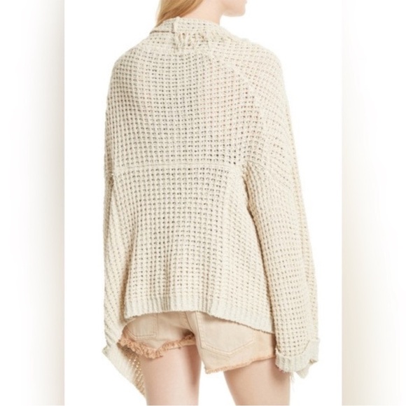 NWOT FREE PEOPLE I'LL BE AROUND CARDI CARDIGAN SWEATER - Picture 3 of 10